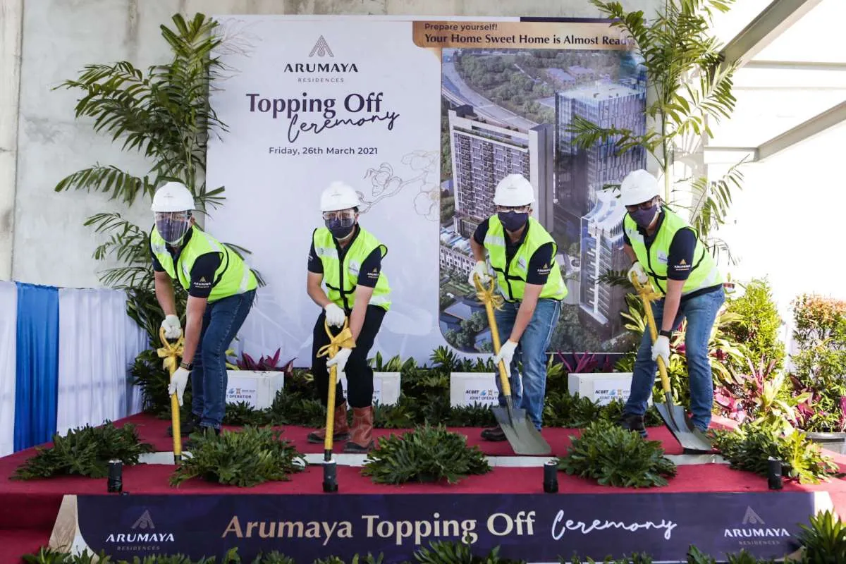  Acset Indonusa (ACST) toping off Arumaya Residences