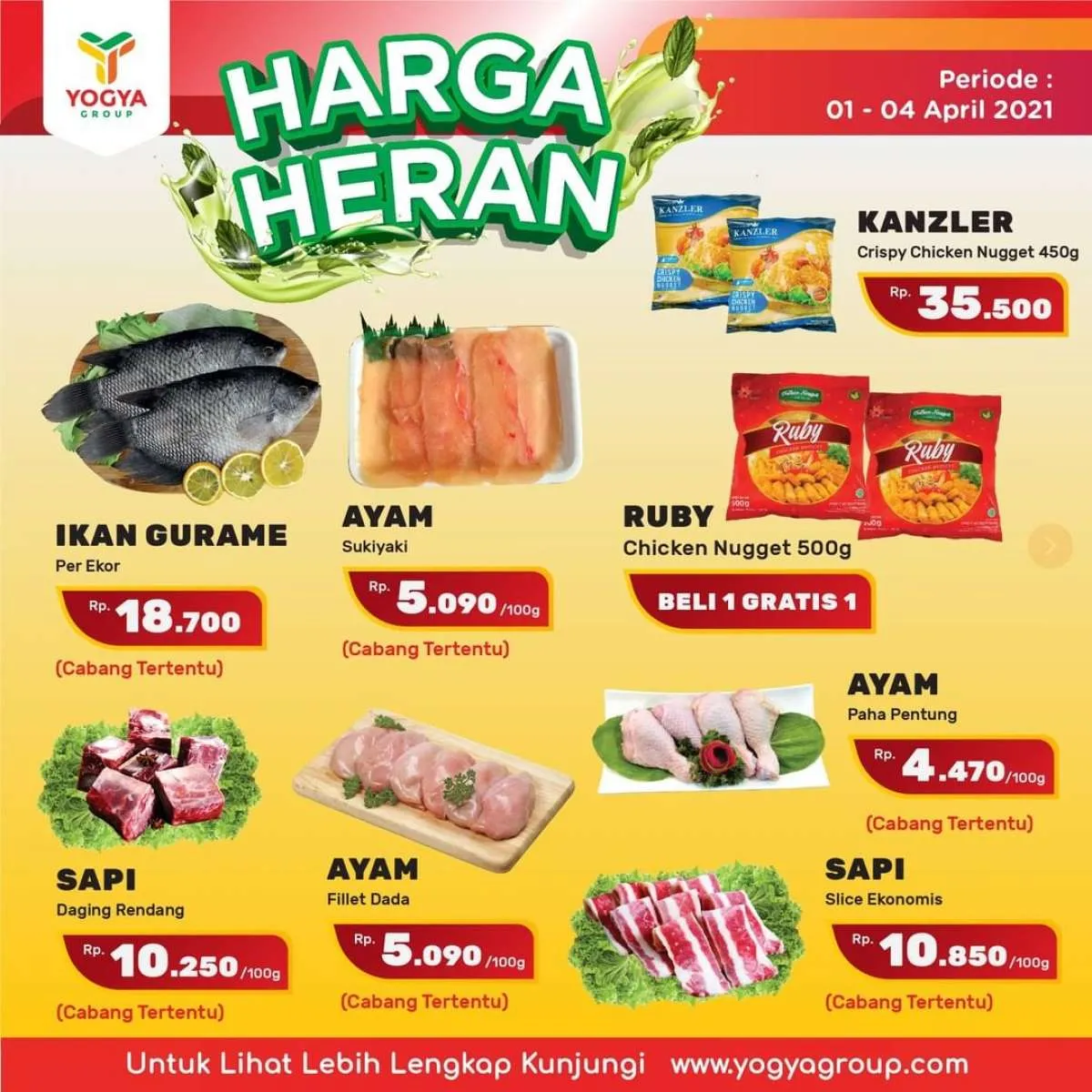 Paling baru! Promo JSM Yogya Supermarket Harga Heran, berlaku 2-4 April 2021
