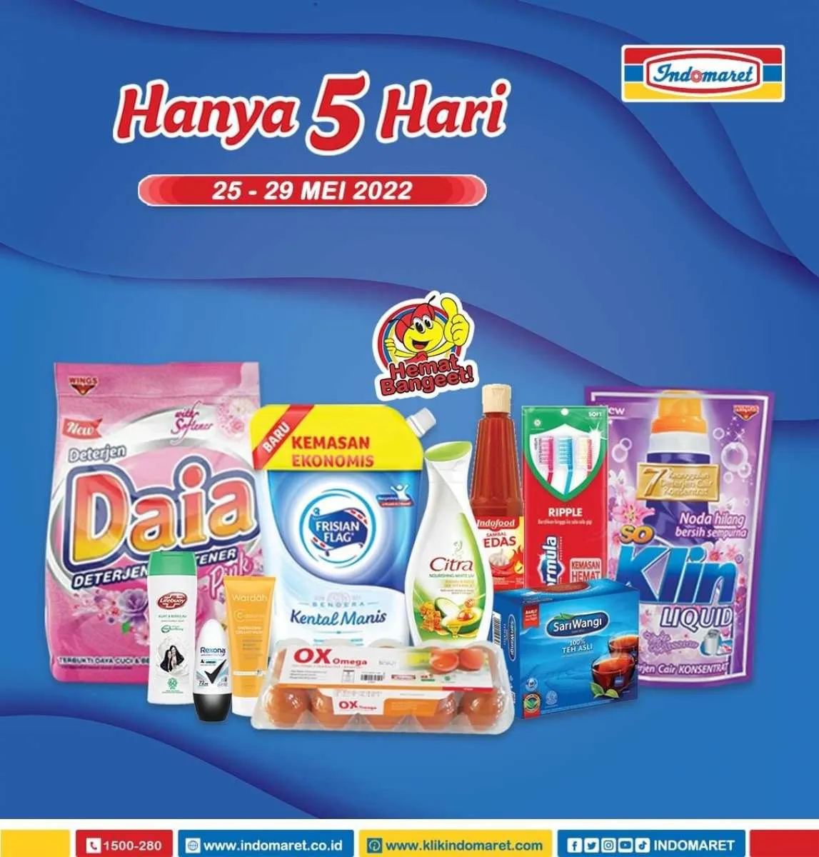 Katalog Promo Indomaret Hanya 5 Hari Periode 25-29 Mei 2022