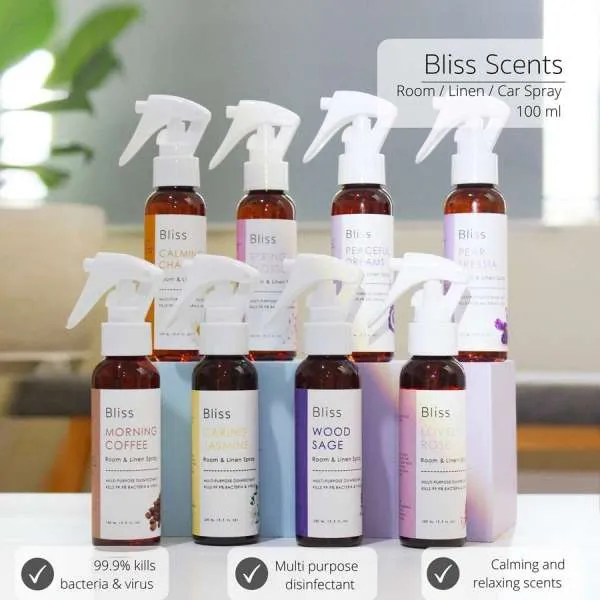 Bliss Scents Room and Linen Spray