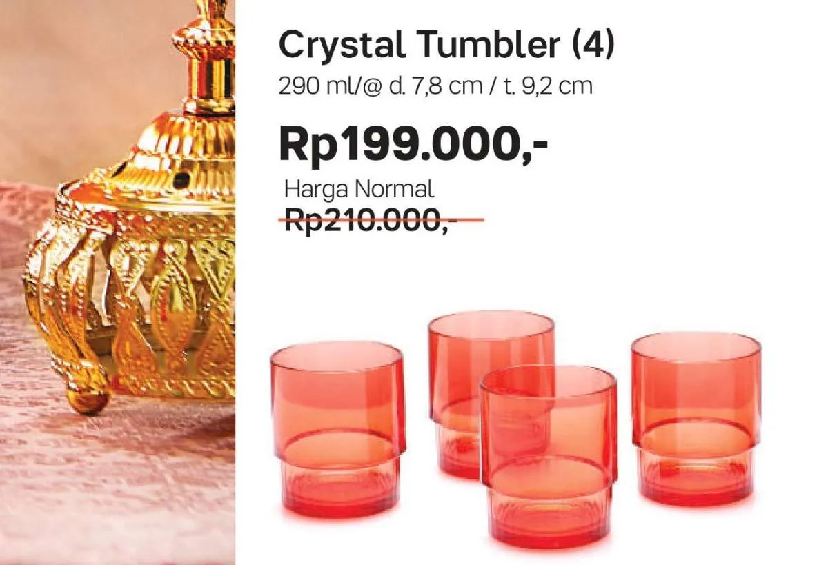 Inilah produk di katalog promo Tupperware April 2021 yang mendapat potongan harga