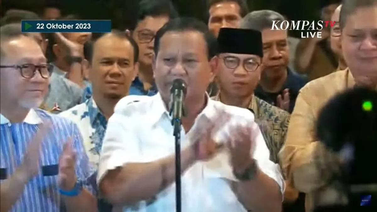 Prabowo - Gibran Resmi Berpasangan, Rabu (25/10) Daftar ke KPU