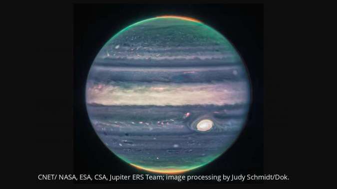 There is an aurora on Jupiter, here is the latest portrait of the largest planet in the solar system