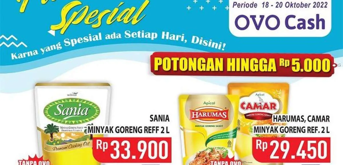 Promo Hypermart hingga 20 Oktober 2022, Promo Harga Spesial Melalui OVO