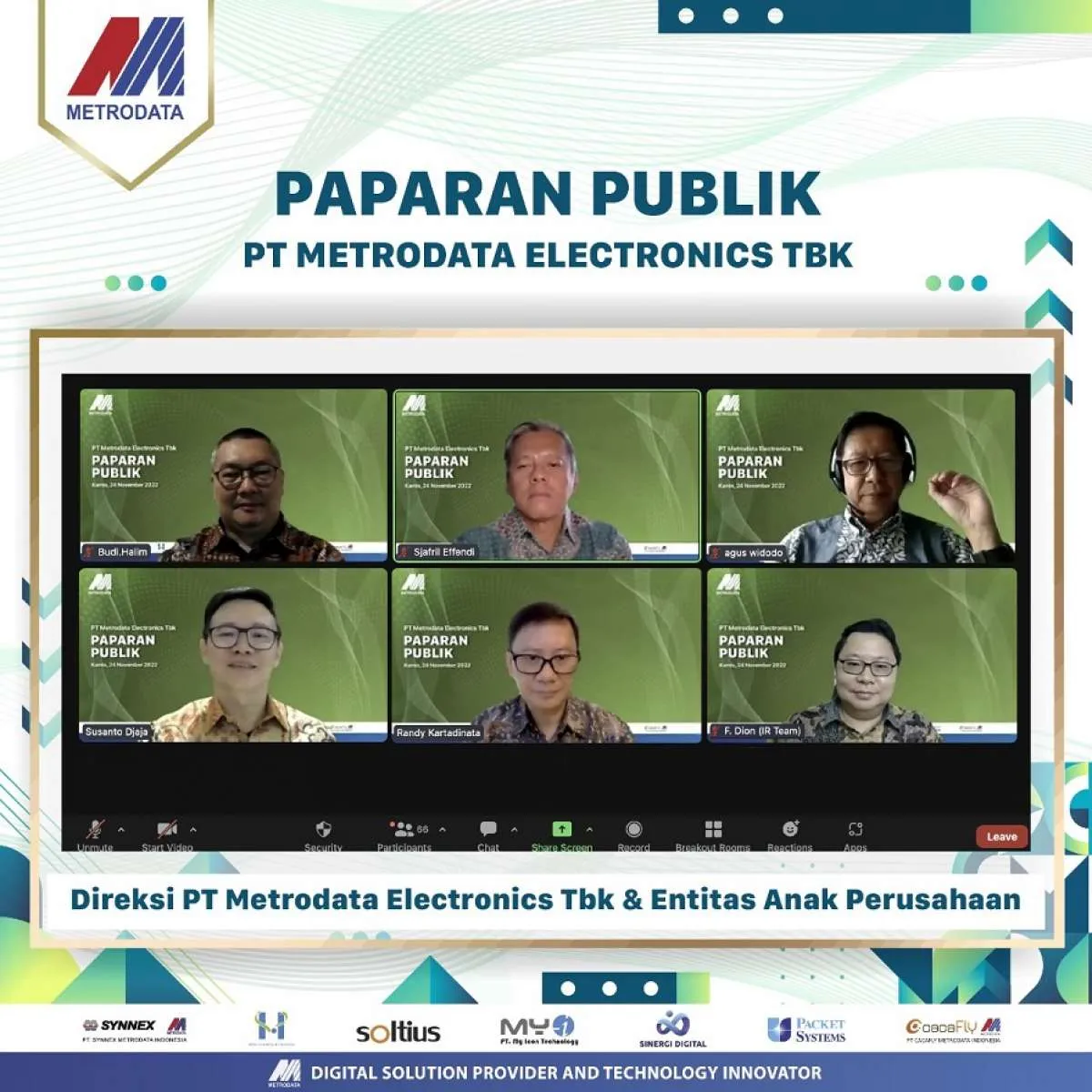 MTDL Optimis Raih Target Penjualan 2022 Bertumbuh Double Digit