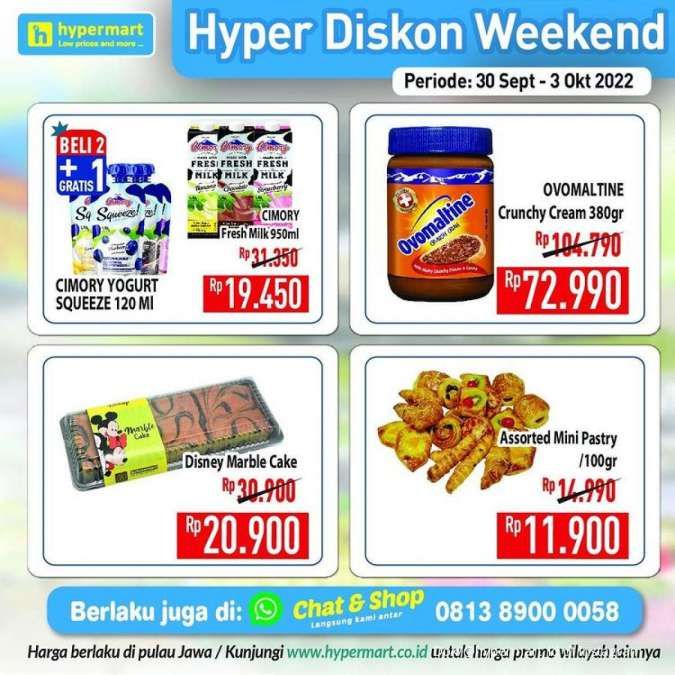 Promo JSM Hypermart 30 September-3 Oktober 2022 untuk Hyper Diskon Weekend