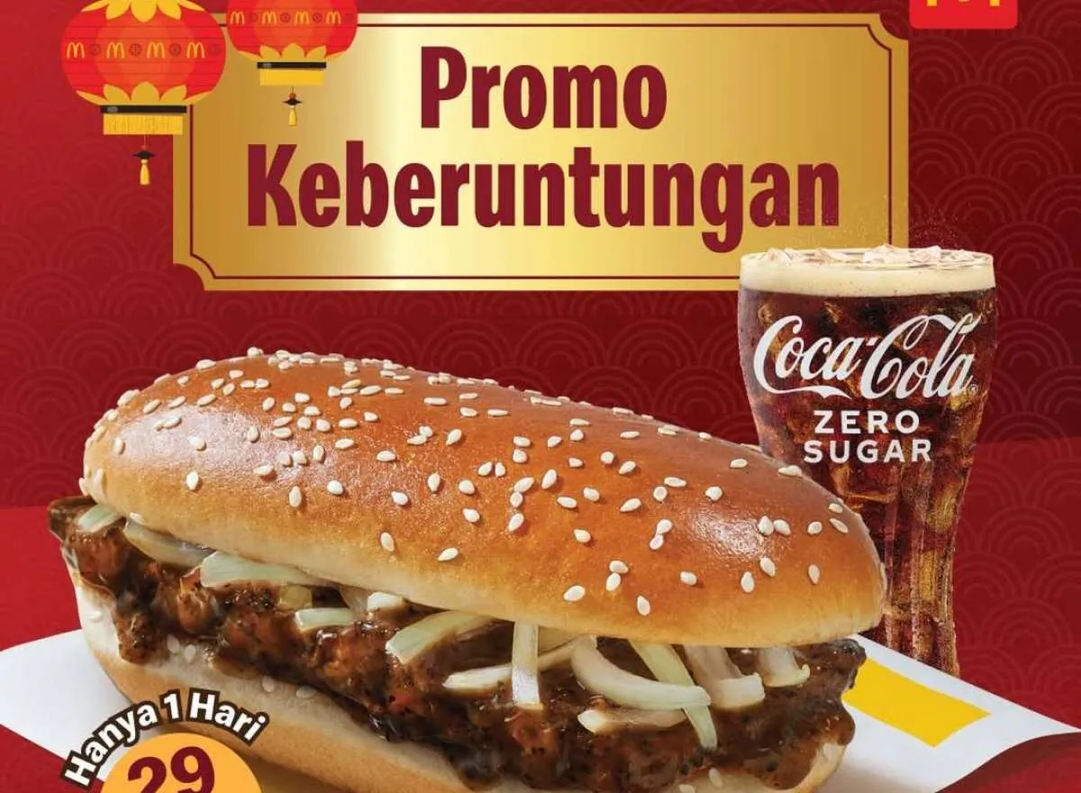 Promo McD Paket Beef Prosperity Burger & Coca-Cola Hanya Rp 35 Ribu, Cuma Hari Ini