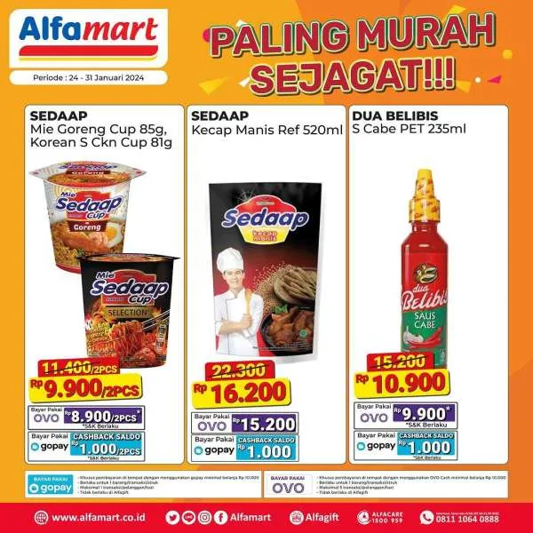 Promo Alfamart Paling Murah Sejagat Periode 24-31 Januari 2024