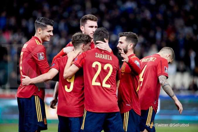 Hasil kualifikasi Piala Dunia 2022 Yunani vs Spanyol: La Furia Roja tekuk Ethniki 1-0