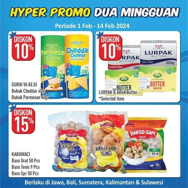 Promo Hypermart Dua Mingguan Periode 1-14 Februari 2024