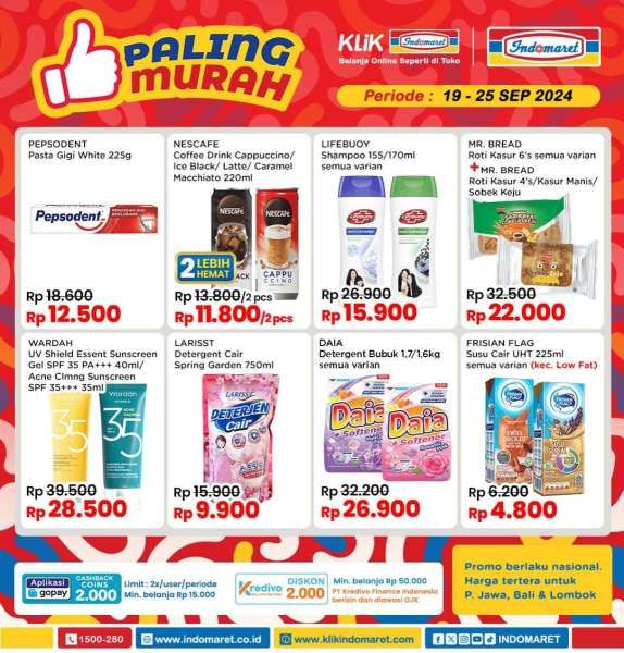 Promo Indomaret 19-25 September 2024 Edisi Paling Murah