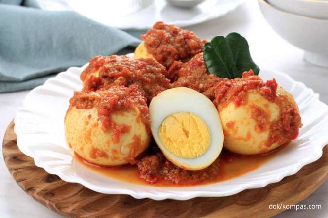 Resep Masakan Bali Bikin Telur Bumbu Rujak, Masak Cuma 25 Menit Saja