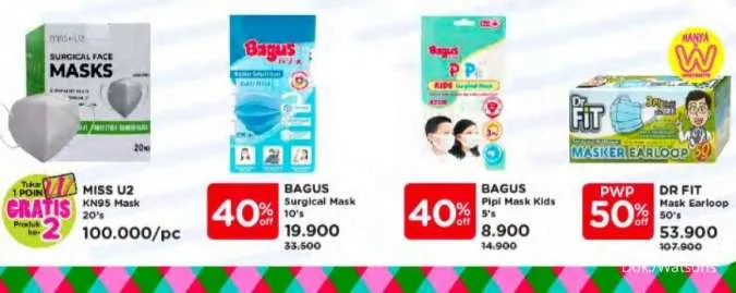 Promo Watsons Year End Sale Periode 23 Desember 2021-2 Januari 2022