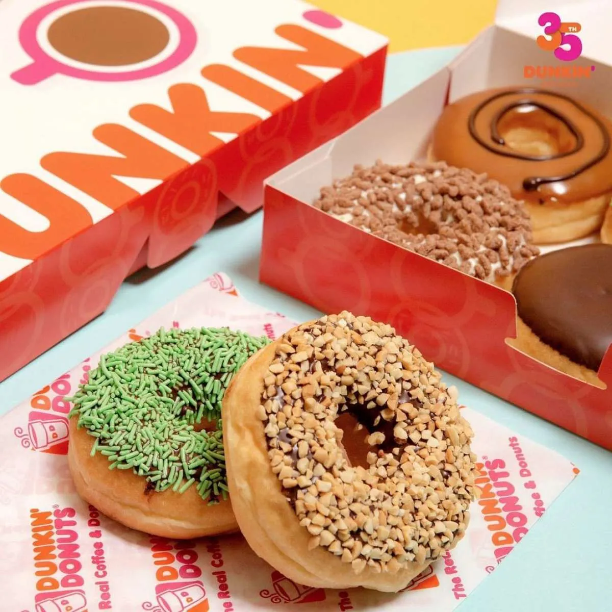 Promo Dunkin Donuts 5-31 Mei 2021, 18 donat mulai dari harga Rp 120.000 saja!