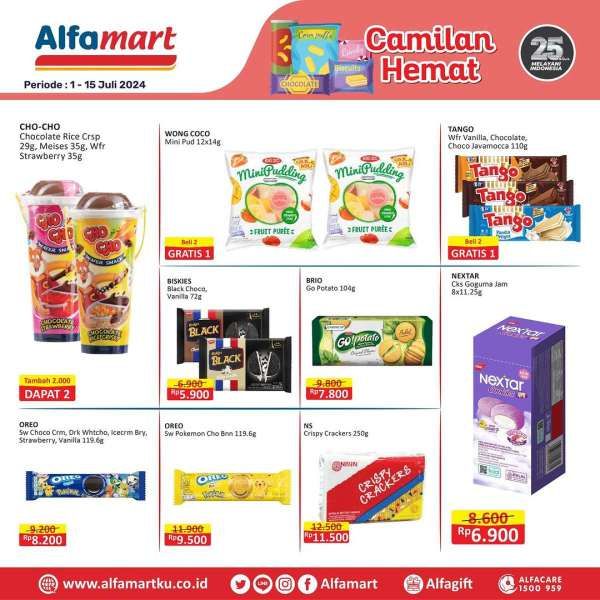 Promo Alfamart 1-15 Juli 2024 Camilan Hemat