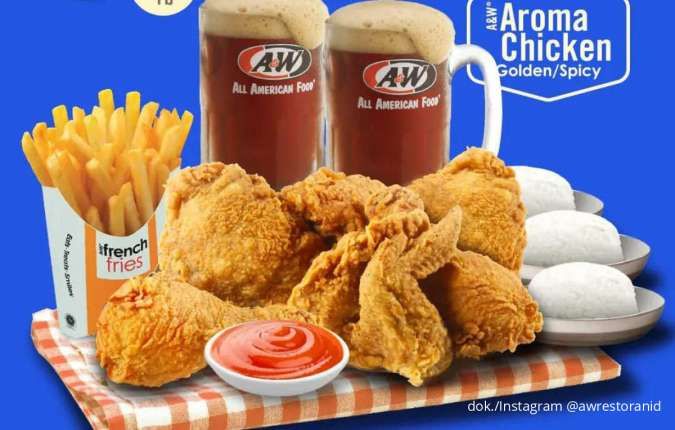 Promo A&W Januari 2026: Paket Super Deals 3-6 Aroma Chicken Super Hemat
