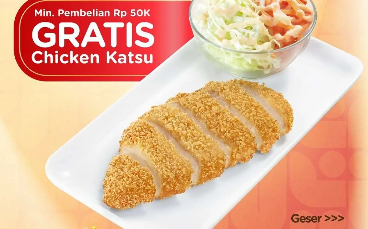 Promo HokBen Berlaku 24 Jam, Dapatkan Gratis Chicken Katsu di Bulan Juli 2025