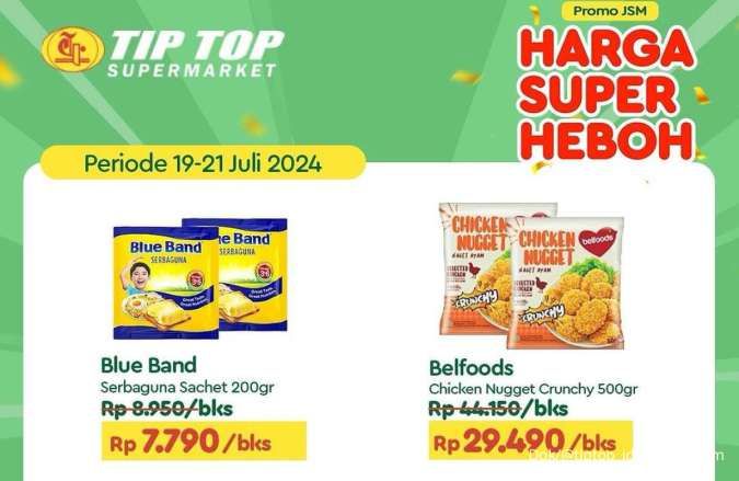 Promo JSM Tip Top 19-21 Juli 2024, Promo Minyak Goreng Sunco Sampai Blue Band