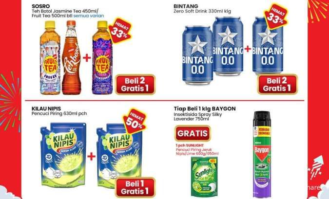Promo Berhadiah Indomaret Periode 11-24 Desember 2025, Kilau Nipis Beli 1 Gratis 1
