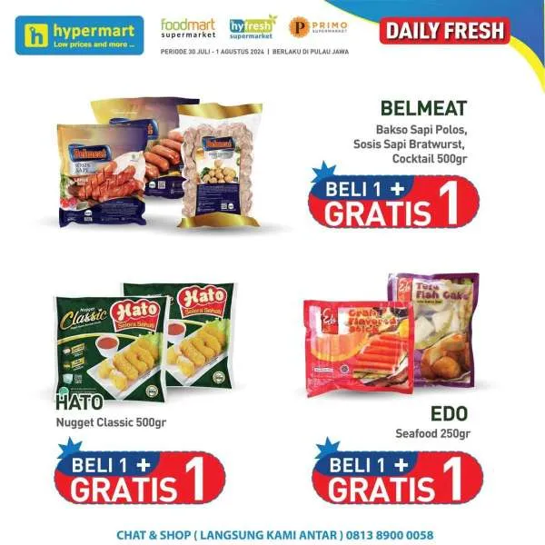 Promo Hypermart Hyper Diskon Weekday Periode 30 Juli-1 Agustus 2024