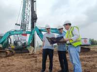 Sinar Primera Resmi Groundbreaking Kawasan Pergudangan Modern SPIN di Narogong