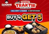 Promo Traktir Gokana Delivery 1-13 Juli: Nikmati Paket Buy 4 Get 5, Stok Terbatas