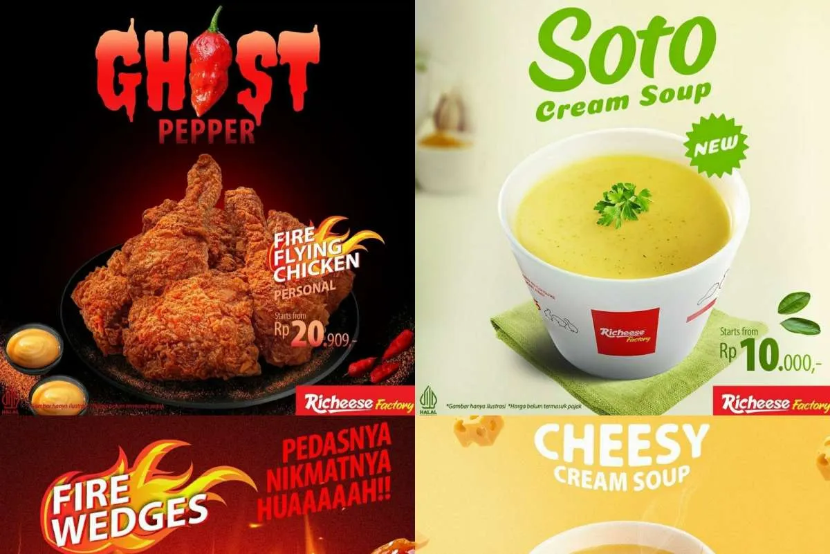 Promo Menu Baru Richeese Factory 2023, Ghost Pepper Series hingga Soto Cream Soup