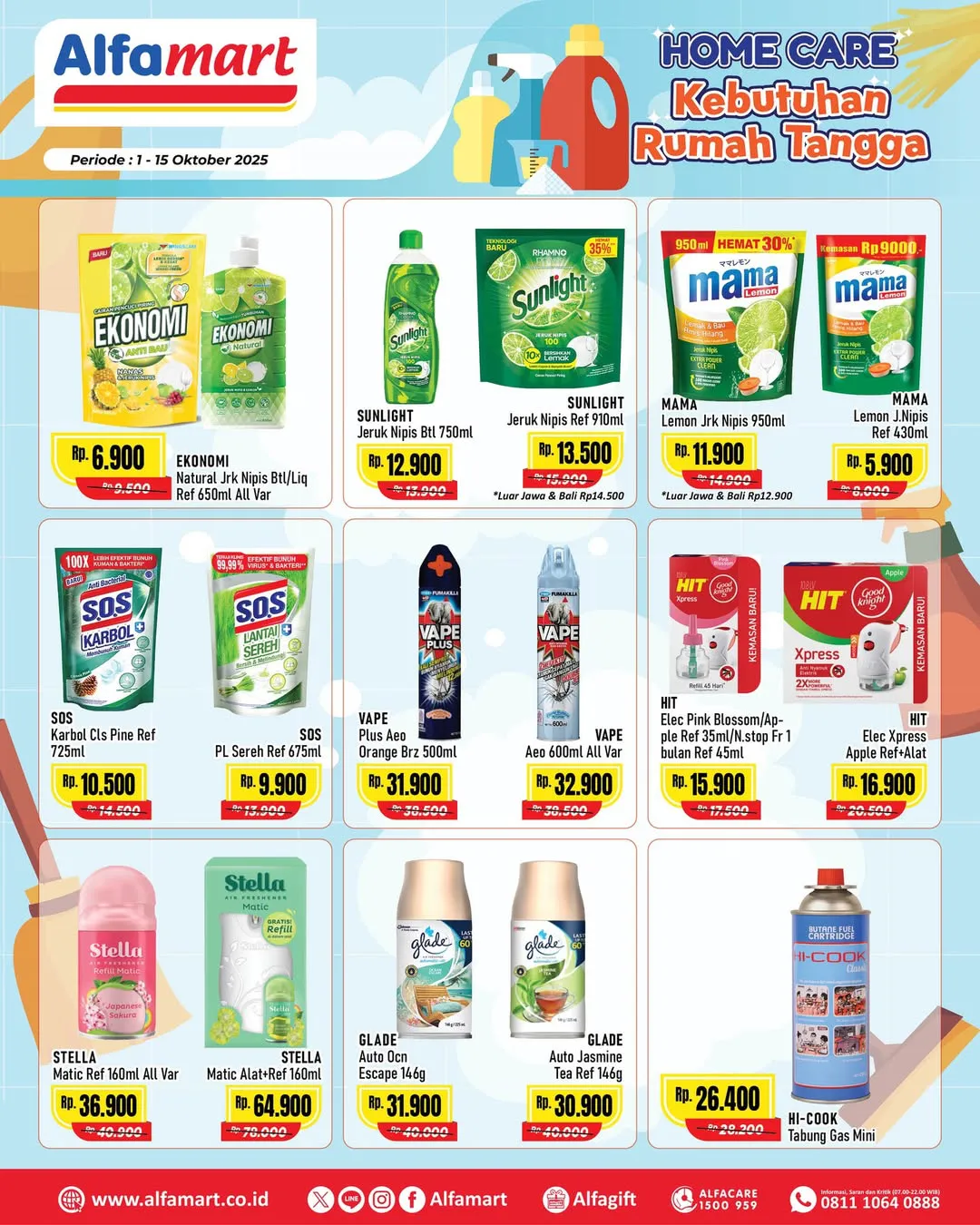 Promo Alfamart Home Care Periode 1-15 Oktober 2025