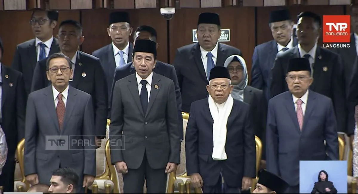 Jokowi Tiba di Istana Merdeka, Hadiri HUT ke-81 RI