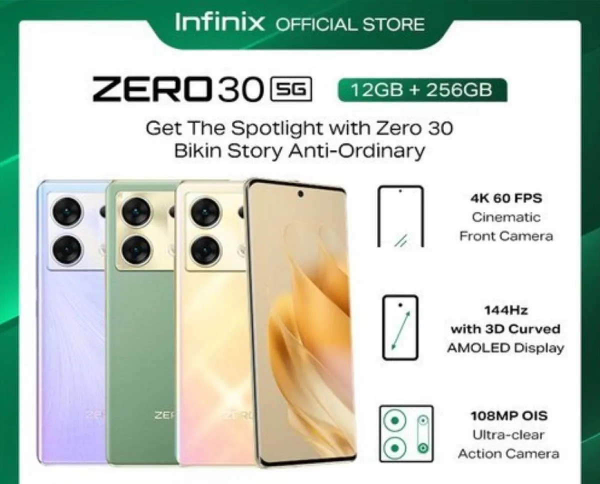 Infinix Zero 30 5G Indonesia: Spesifikasi dan Harga Resmi
