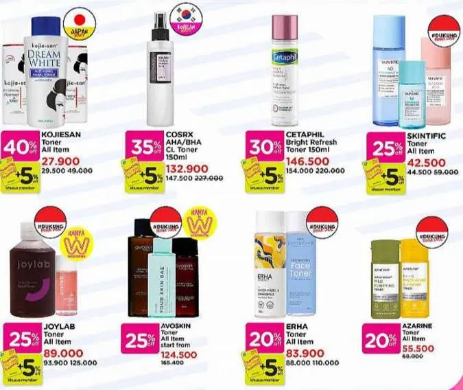 Promo Watsons Beauty Deals Diskon s/d 70% Periode 10-13 November 2022