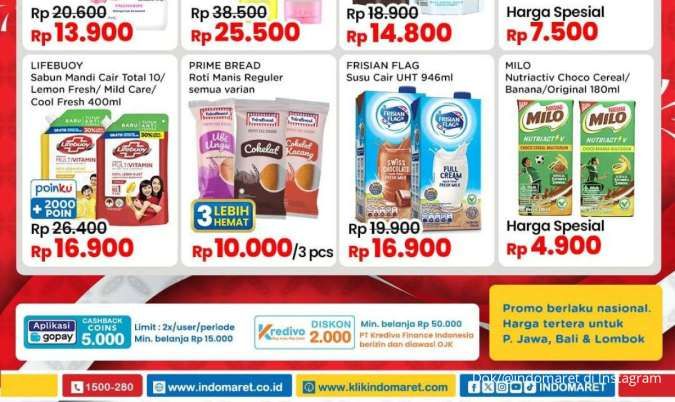 Promo Indomaret Weekend Hari Ini, Dapatkan Lifebuoy dan Frisian Flag Lebih Murah