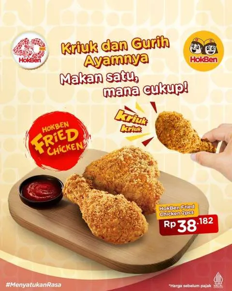 Promo Hokben Fried Chicken