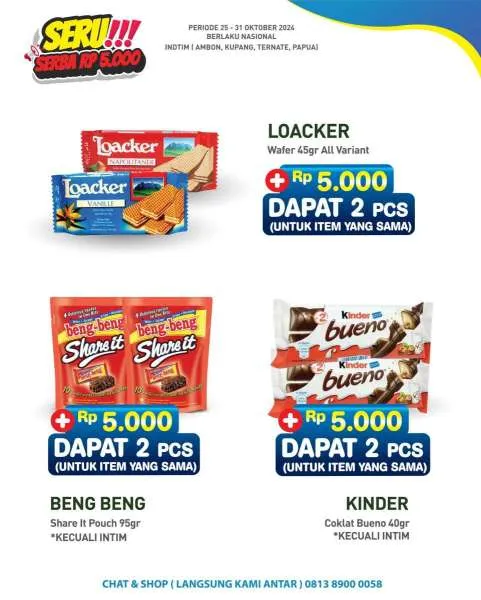 Promo Hypermart Serba Rp 5.000 Periode 25-31 Oktober 2024