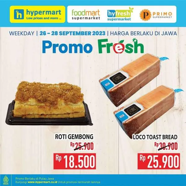 Promo Hypermart Hyper Diskon Weekday Periode 26-28 September 2023