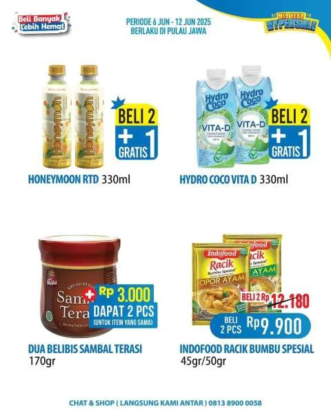 Promo Hypermart Beli Banyak Lebih Hemat Periode 6-12 Juni 2025