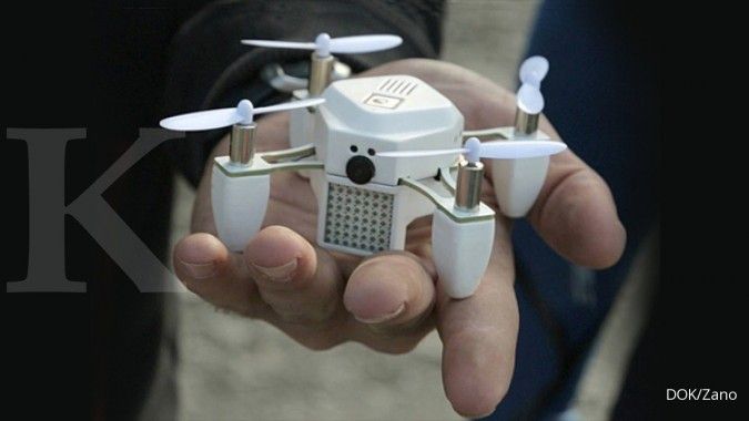 Memotret peluang tinggi dari drone foto selfie
