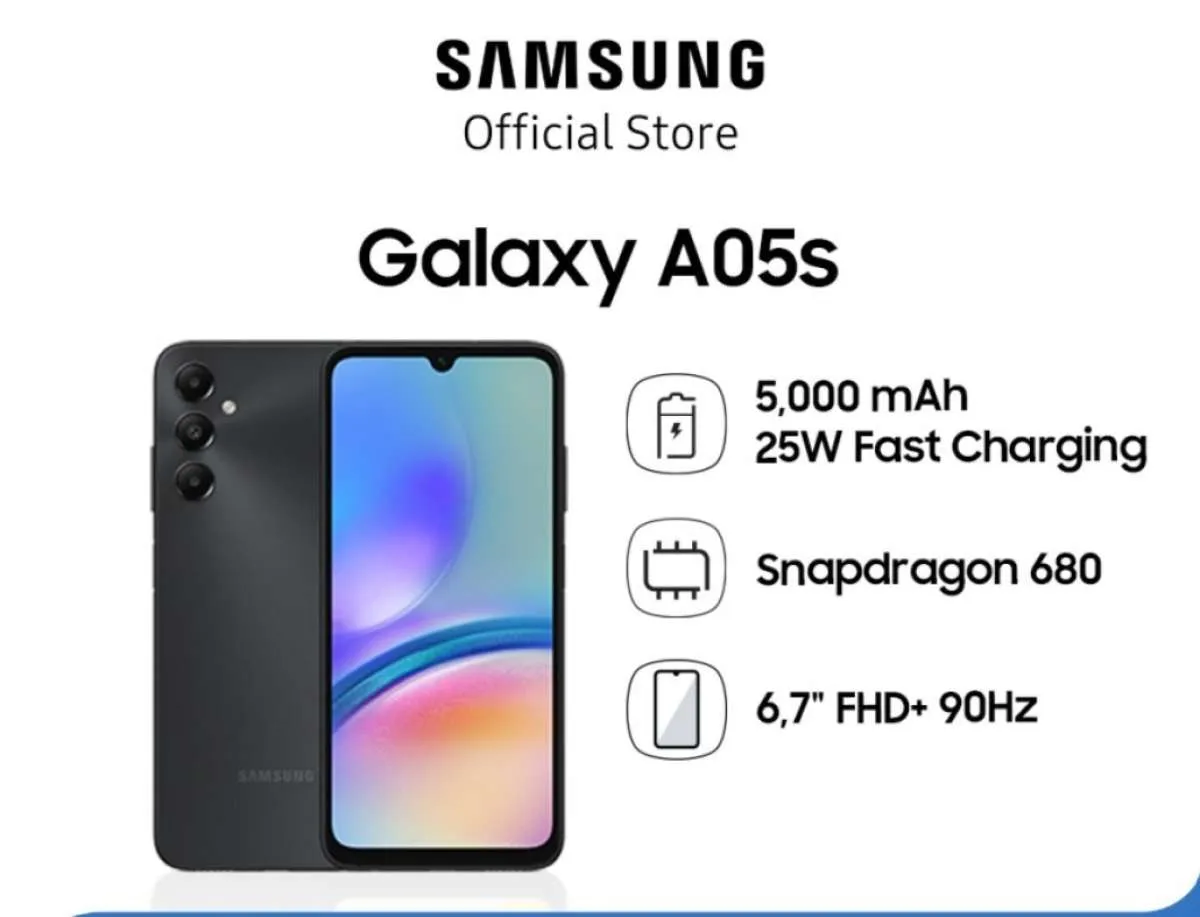 Spesifikasi dan Harga HP Samsung Galaxy A05s Indonesia