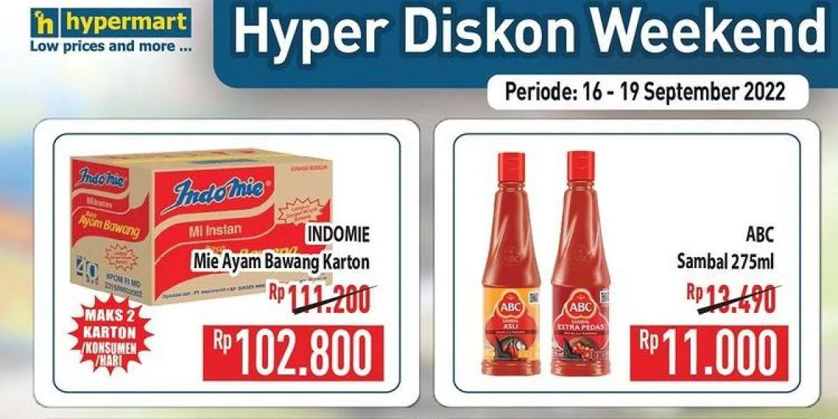 Promo Hypermart hingga 19 September 2022, Hari Terakhir Promo Ini
