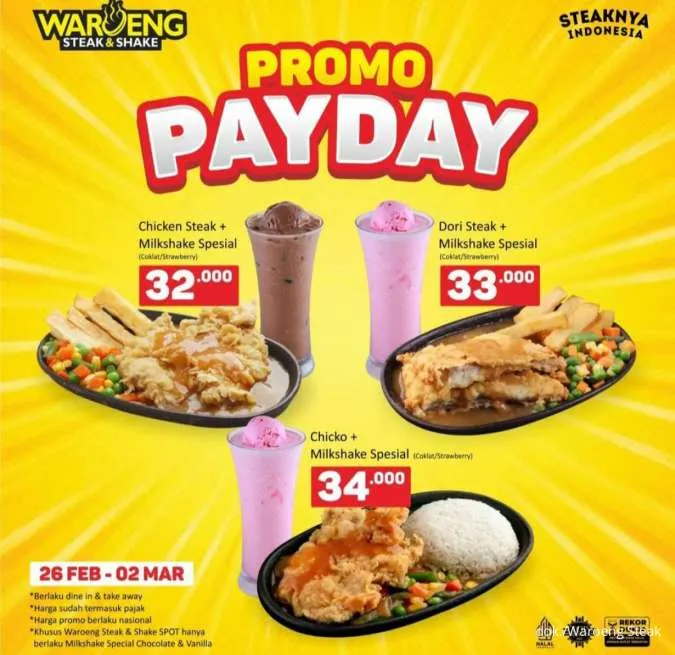 Promo Waroeng Steak Payday