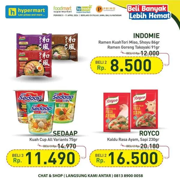 Promo Hypermart Beli Banyak Lebih Hemat Periode 5-11 April 2024