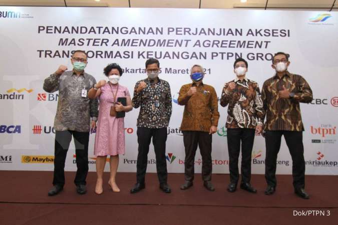 PTPN III (Persero) Menandatangani Lanjutan Maa Transformasi Keuangan PTPN Group dengan 19 Perbankan dan Lembaga Keuangan