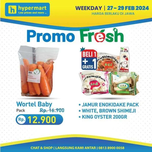 Promo Hypermart Hyper Diskon Weekday Periode 27-29 Februari 2024