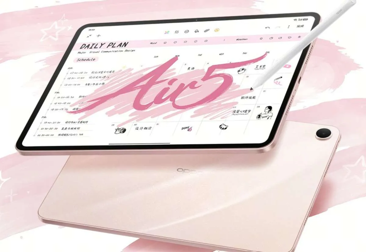OPPO Pad Air5 Rilis 25 Desember 2025: RAM 12GB, Layar 2.8K, Baterai 10.050 mAh