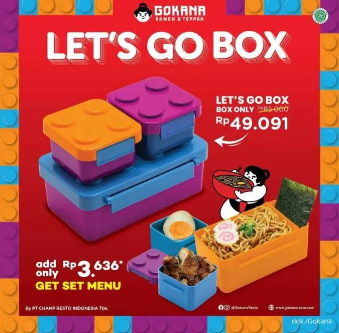 Promo Gokana Terbaru: Kotak Bekal Let’s Go Box