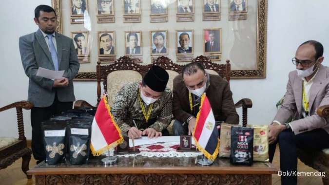 Awali Ekspor Tahun 2022, Atdag Kairo Fasilitasi Potensi Transaksi Kopi ke Mesir Senilai USD 5,4 Juta