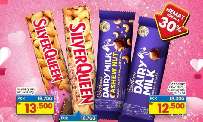 Promo Valentine Indomaret Periode 5-18 Februari 2026, Aneka Cokelat Hemat hingga 30%