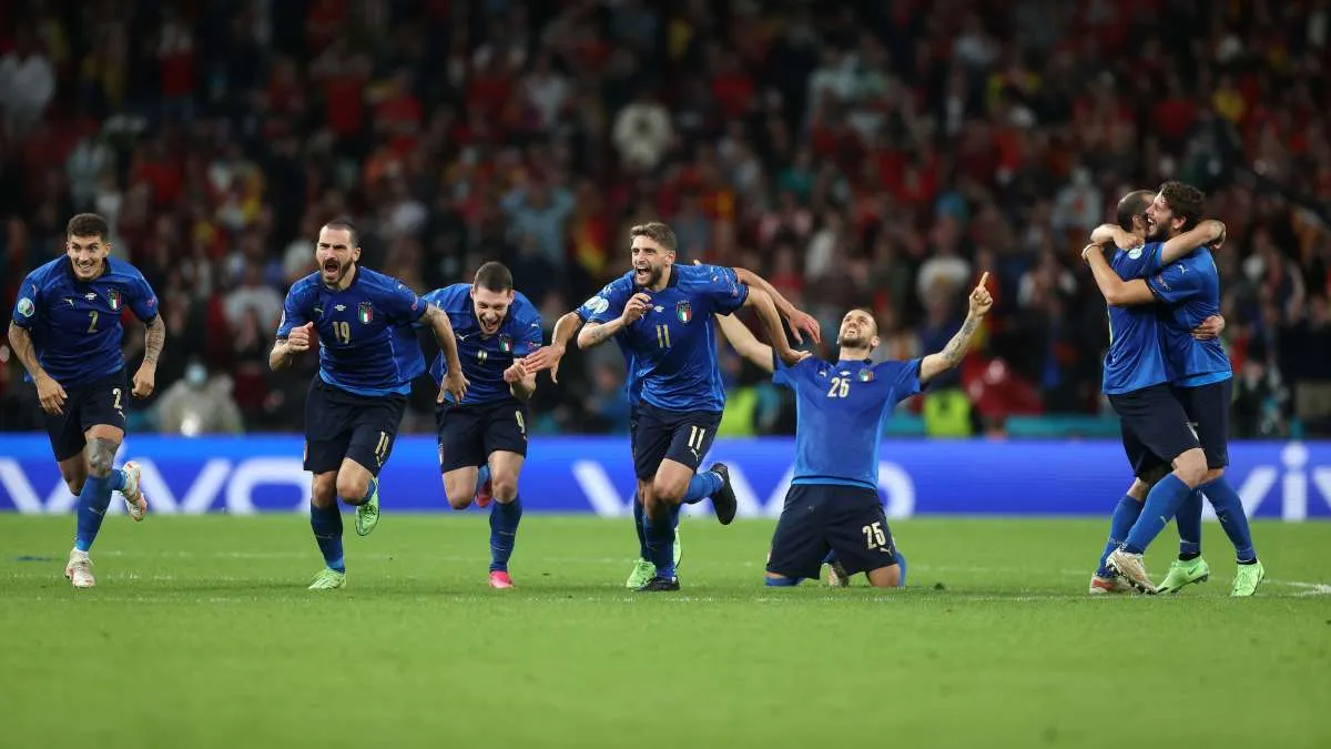 Hasil Euro 2020 Italia vs Spanyol: Gli Azzurri tekuk La Furia Roja lewat penalti 4-2