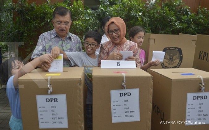 Pilpres tak gunakan kotak dan bilik suara karton