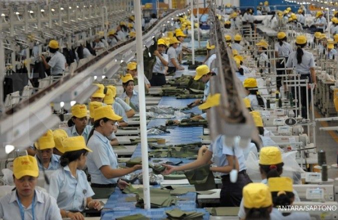 Impor borongan distop, industri hulu tekstil lari